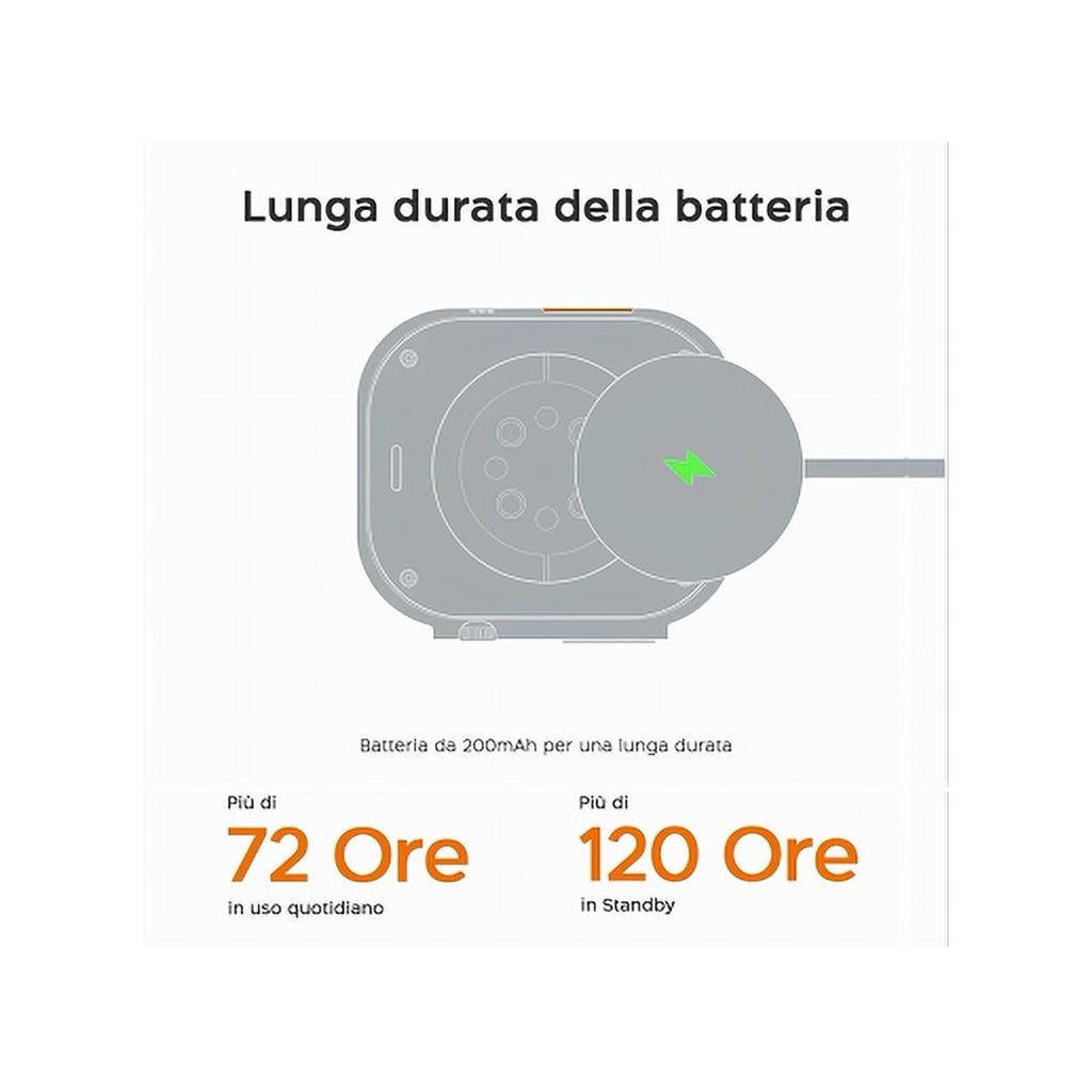 SMARTWATCH S9 ULTRA 49 MM CINTURINO IN SILICONE OROLOGIO DIGITALE CONTAPASSI