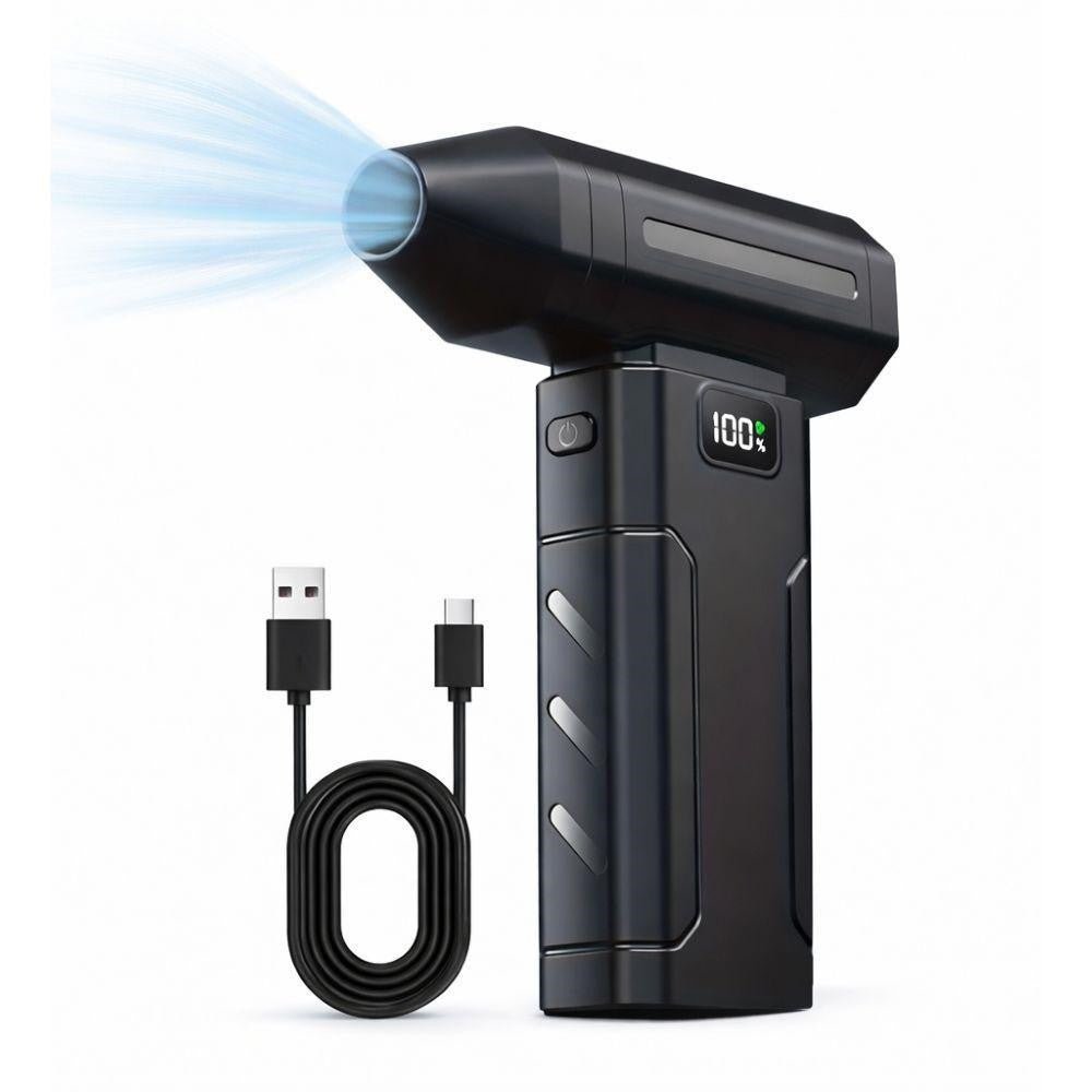 SOFFIATORE D'ARIA POTENTE ELETTRICO PORTATILE RICARICABILE 100000R/S CON 5 VELOCITÀ LE-523