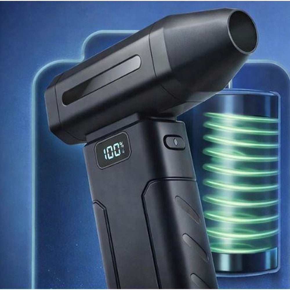SOFFIATORE D'ARIA POTENTE ELETTRICO PORTATILE RICARICABILE 100000R/S CON 5 VELOCITÀ LE-523