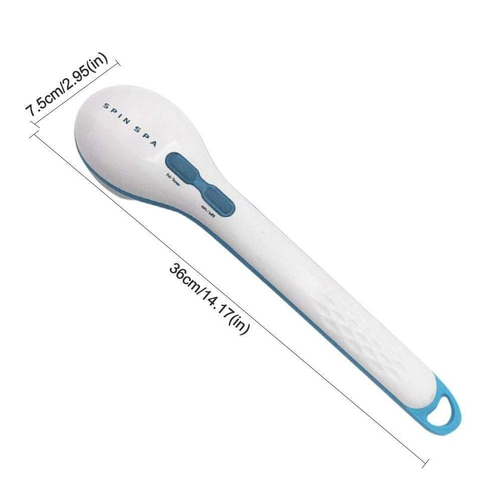SPAZZOLA CORPO ELETTRICA SPIN SPA DOCCIA 5 IN 1 MASSAGGIO SCHIENA POMICE SPUGNA