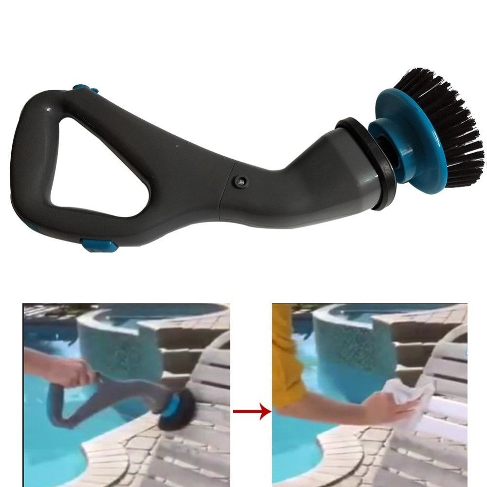 SPAZZOLONE SPAZZOLA ROTANTE CORDLESS RICARICABILE PER PULIZIA DI OGNI SUPERFICIE