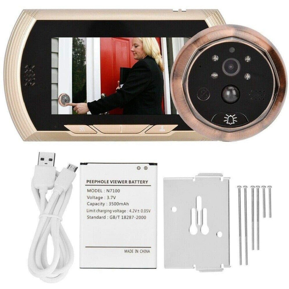 SPIONCINO ELETTRONICO WIFI DIGITALE SCHERMO 4.3'' CAMPANELLO ELETTRONICO CW432
