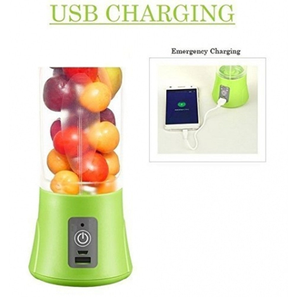 SPREMIAGRUMI ELETTRICO PORTATILE USB BORRACCIA FRULLATORE POWERBANK BATTERIA