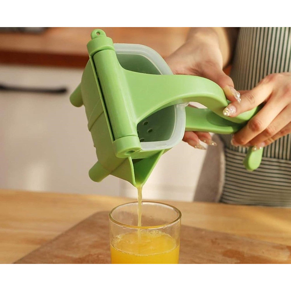 SPREMIAGRUMI MANUALE PORTATILE ESTRATTORE FRUTTA CON FILTRO IN POLISTIRENE RIMOVIBILE