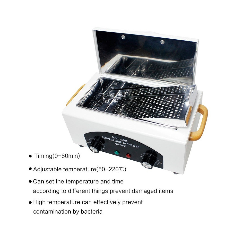 STERILIZZATORE A SECCO PROFESSIONALE CON TEMPERATORE STERILIZZATRICE CH-360T