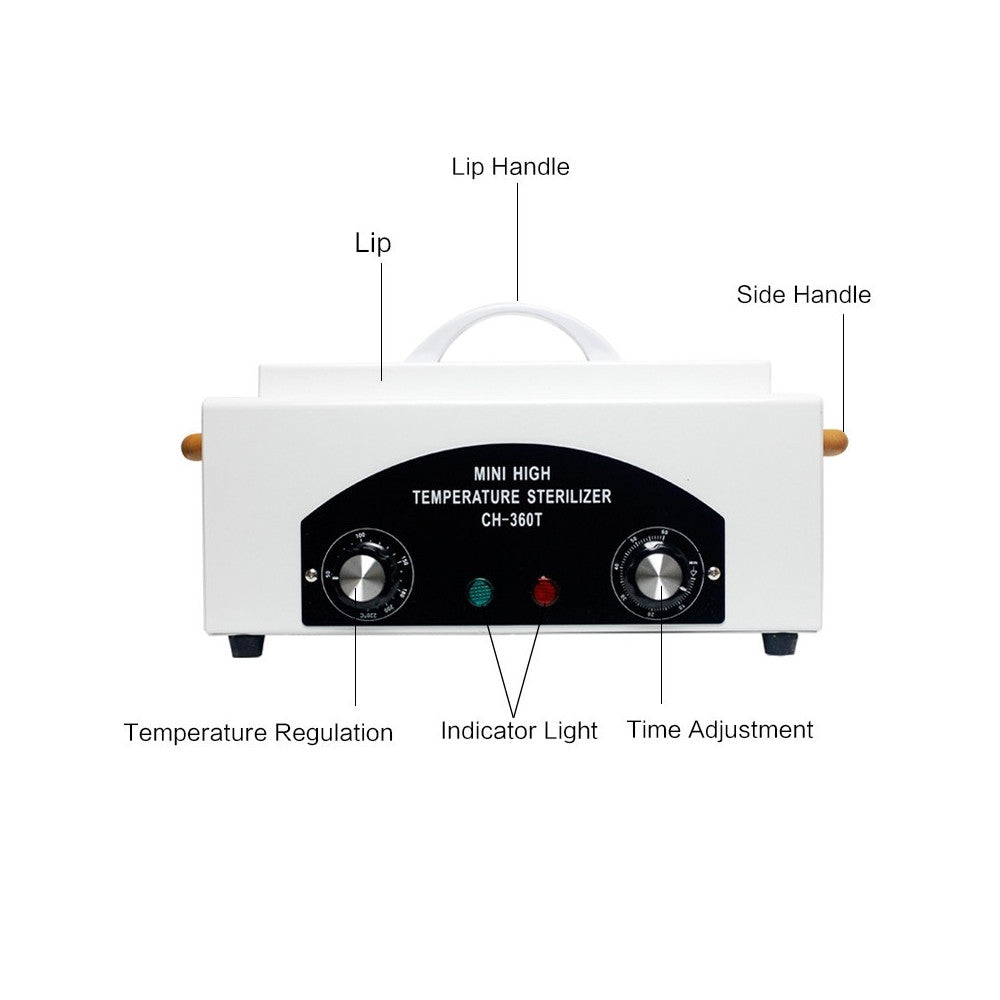 STERILIZZATORE A SECCO PROFESSIONALE CON TEMPERATORE STERILIZZATRICE CH-360T