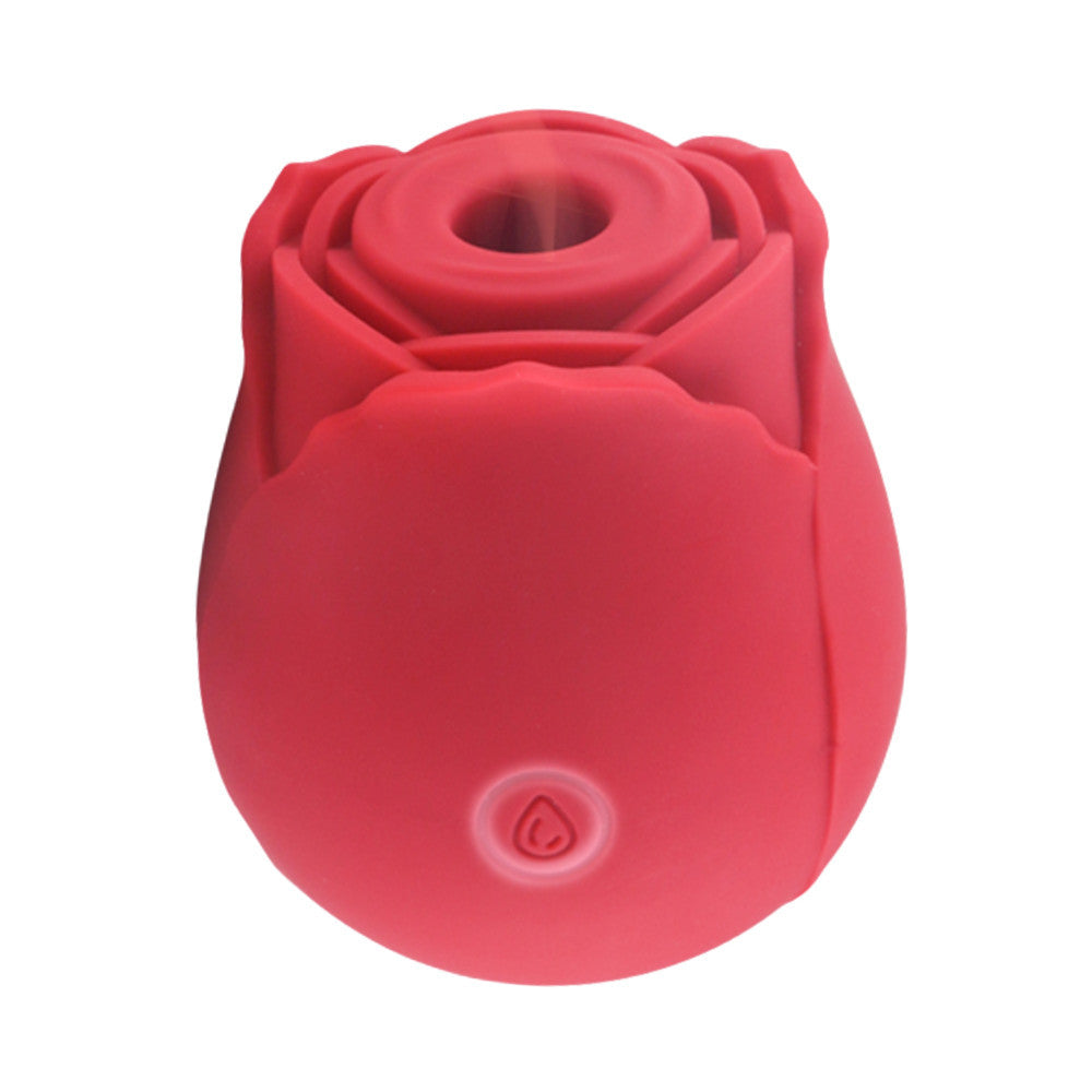 Succhia Clitoride Vibratore a Forma di Rosa Stimolatore con Suzione e Vibrazione