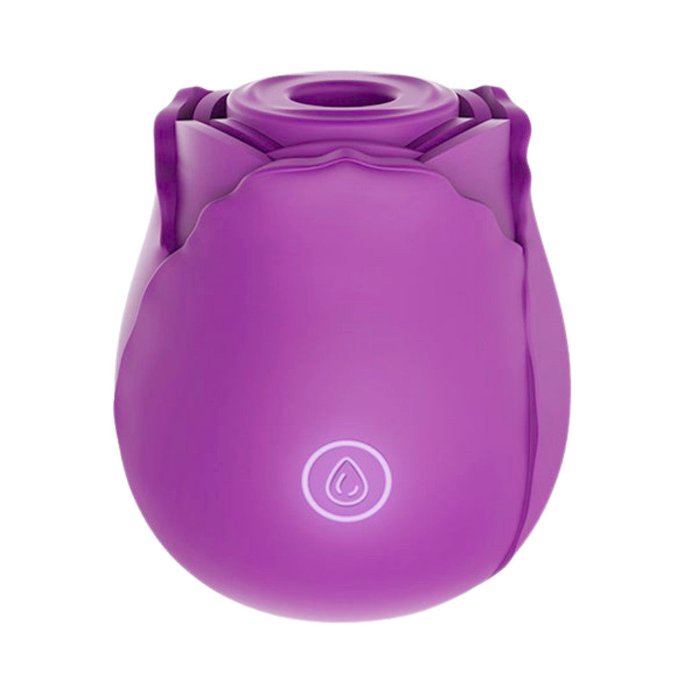 Succhia Clitoride Vibratore a Forma di Rosa Stimolatore con Suzione e Vibrazione