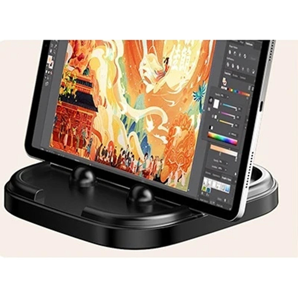 SUPPORTO DA TAVOLO PER TELEFONI CELLULARI TABLET CON CLIP ROTAZIONE REGOLABILE Q-ZJ020