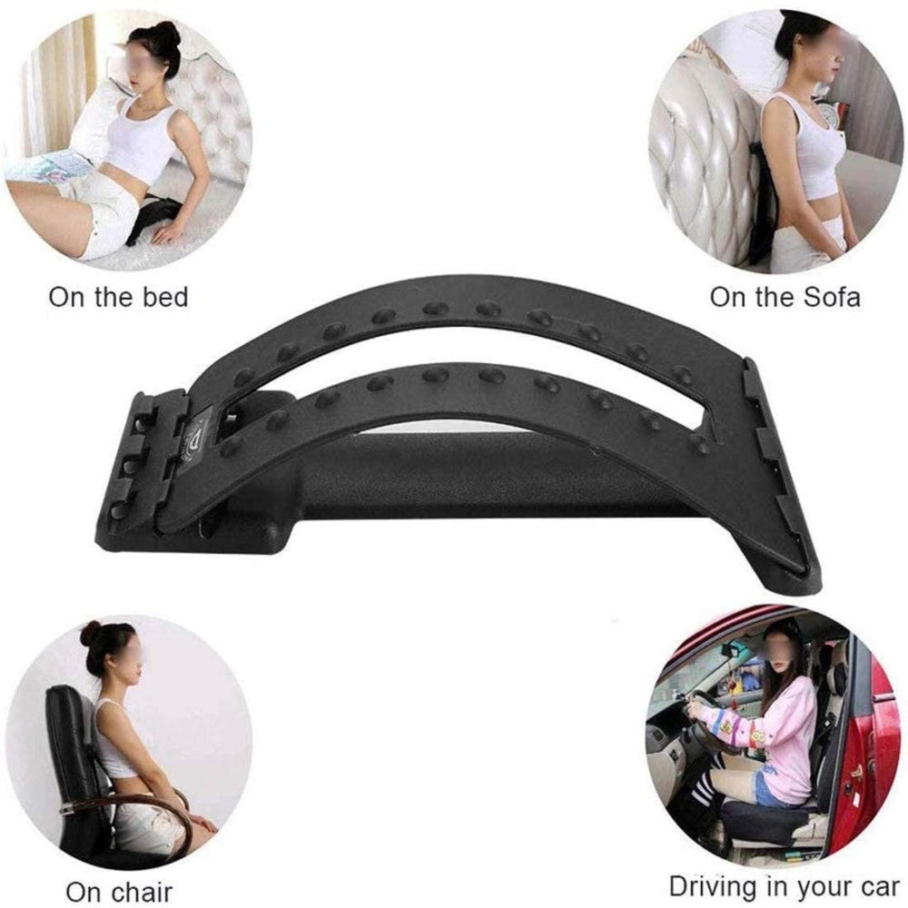 SUPPORTO MASSAGGIATORE PER LA SCHIENA WAIST STRETCH SUPPORTO LOMBARE REGOLABILE