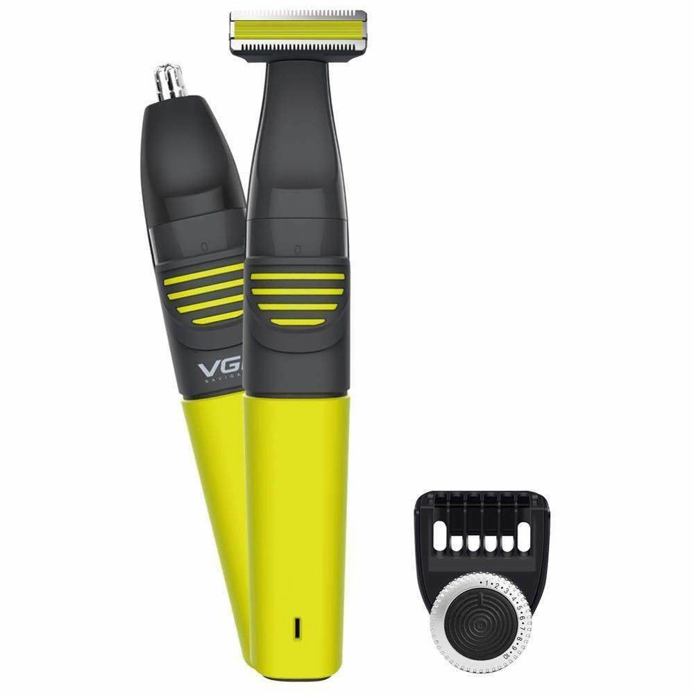 TAGLIA CAPELLI RASOIO REGOLA BARBA RICARICABILE DOCCIA NASO VISO VGR V-043