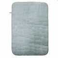 TAPPETO TAPPETINO TESSUTO EFFETTO SASSI PER ARREDO BAGNO 45 X 70CM 79931 AZZURRO