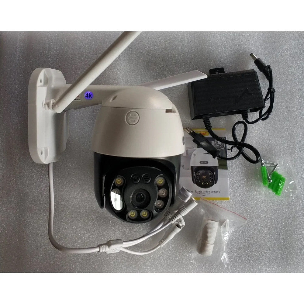 TELECAMERA IP WI-FI PANORAMICA DI SORVEGLIANZA 8K WIRELESS IMPERMEABILE Q-S4 MAX