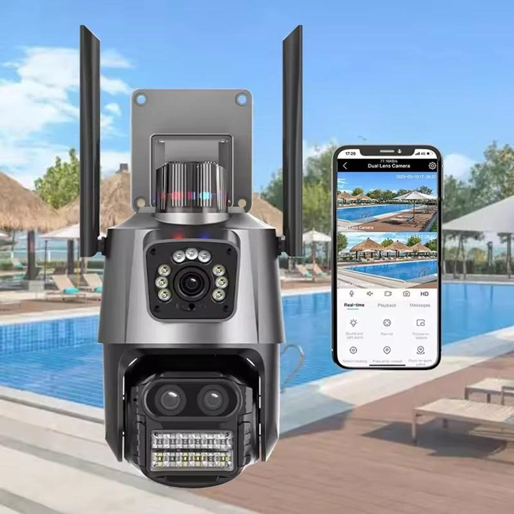 TELECAMERA PER SICUREZZA DOMESTICA WIRELESS ESTERNA ZOOM 8X CAM VIDEO SORVEGLIANZA