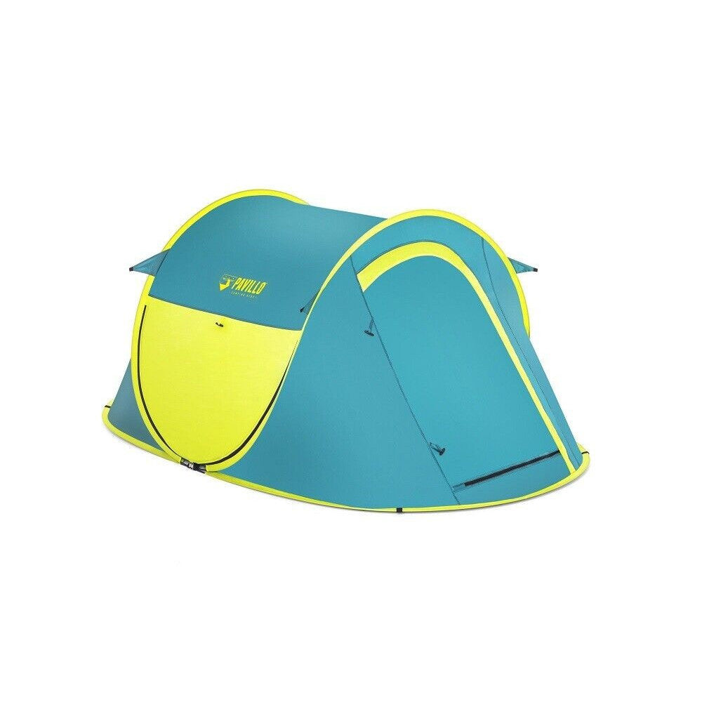 TENDA DA CAMPEGGIO POP-UP 2 PERSONE TASCA INTERNA ZANZARIERA 235X145X100CM 68086