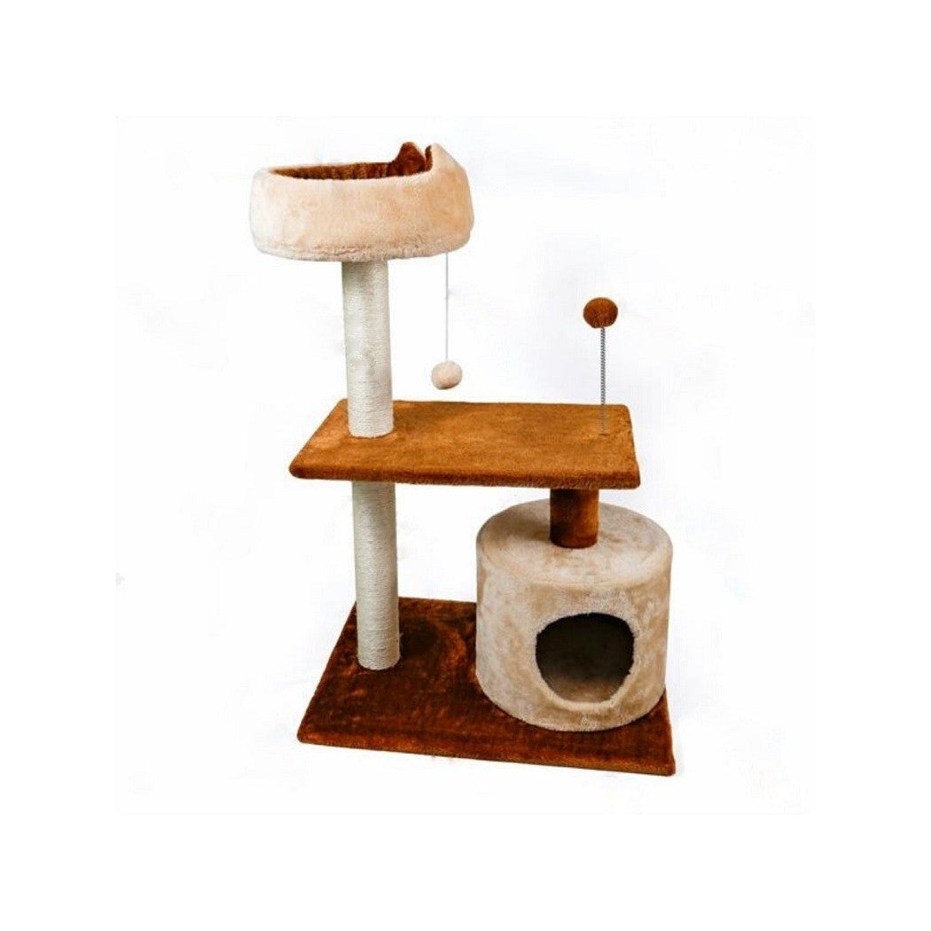 TIRAGRAFFI AD H PER GATTI 56 X 41 X H.87CM RESISTENTE STABILE TESSUTO IN PELUCHE