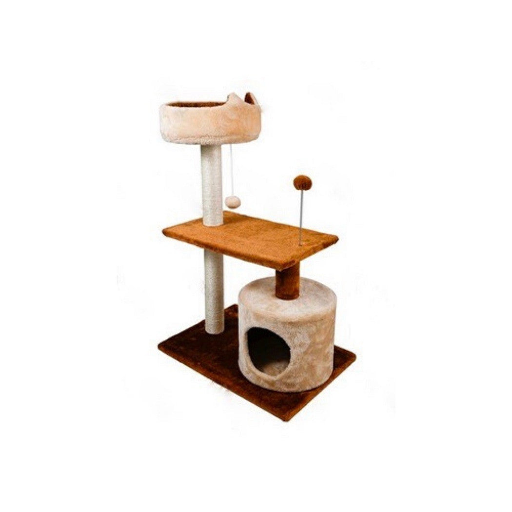 TIRAGRAFFI AD H PER GATTI 56 X 41 X H.87CM RESISTENTE STABILE TESSUTO IN PELUCHE