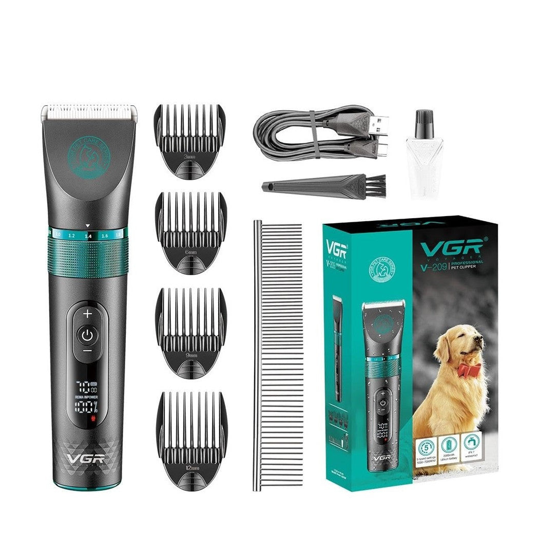 TOSATRICE PROFESSIONALE ANIMALI DISPLAY DIGITALE IMPERMEABILE SENZA FILI V-209