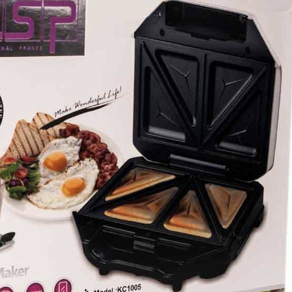TOSTIERA ELETTRICA PIASTRA GRILL SANDWICH ANTIADERENTE TOSTAPANE ELETTRICO 750W