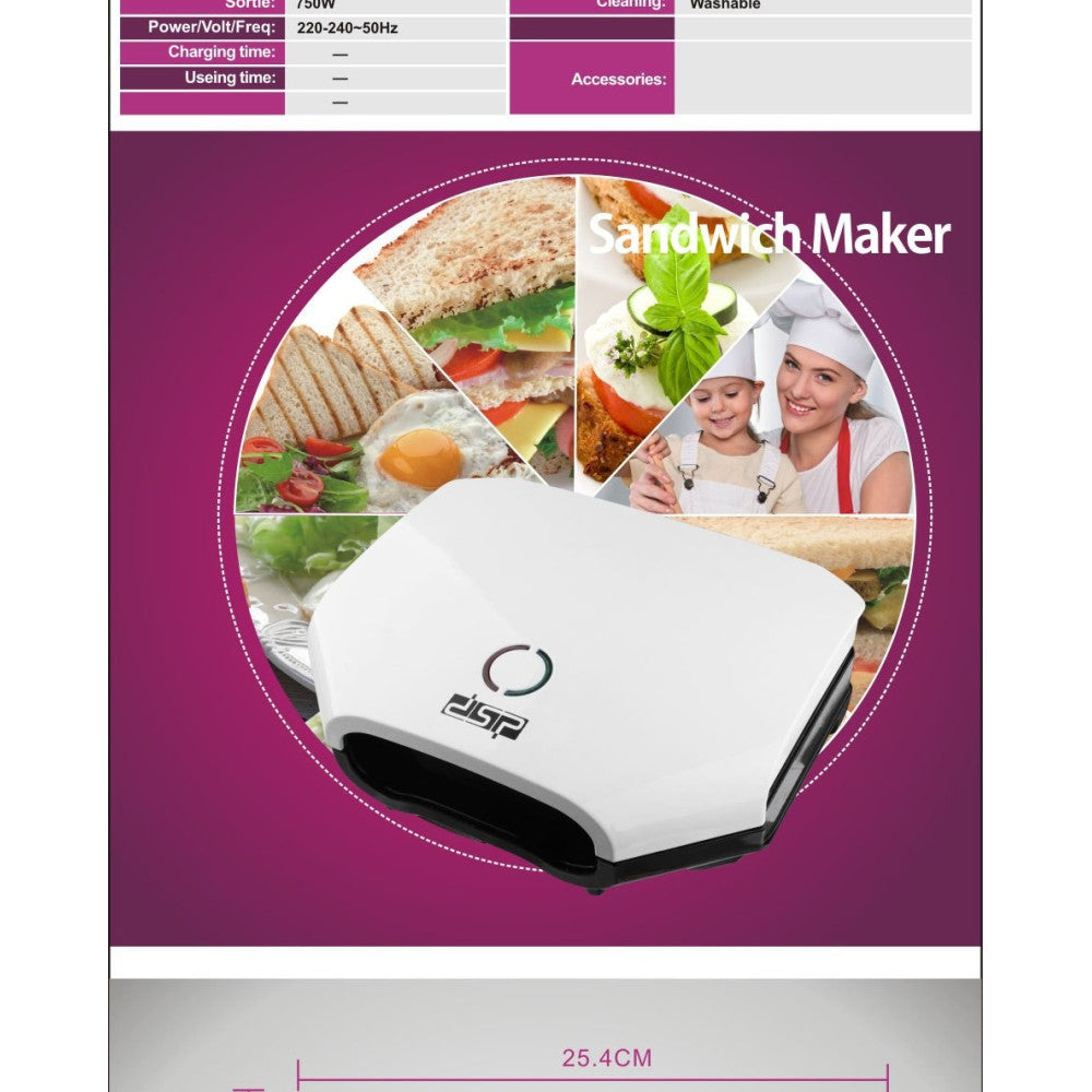 TOSTIERA ELETTRICA PIASTRA GRILL SANDWICH ANTIADERENTE TOSTAPANE ELETTRICO 750W