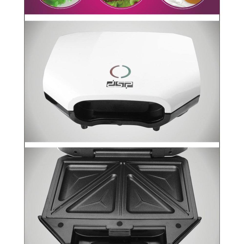 TOSTIERA ELETTRICA PIASTRA GRILL SANDWICH ANTIADERENTE TOSTAPANE ELETTRICO 750W