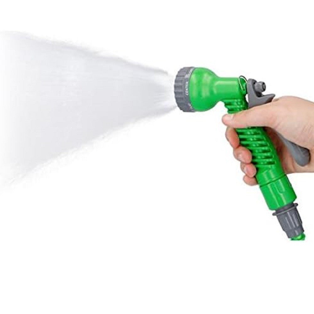 TUBO GIARDINO ESTENDIBILE POMPA ACQUA RIVESTIMENTO ELASTICIZZATO VERDE 15 METRI