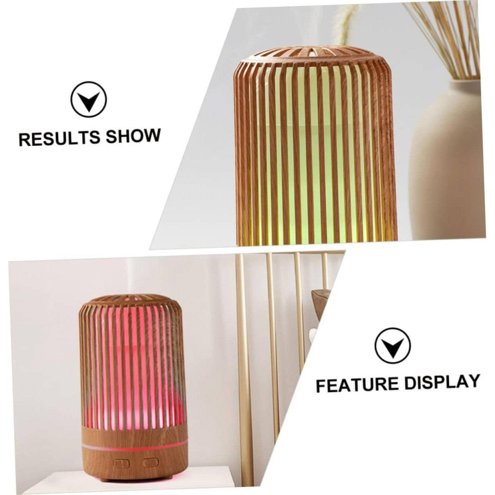 UMIDIFICATORE PER AMBIENTE AROMATERAPIA OLI ESSENZILI CON LUCE NOTTE PROFUMATORE