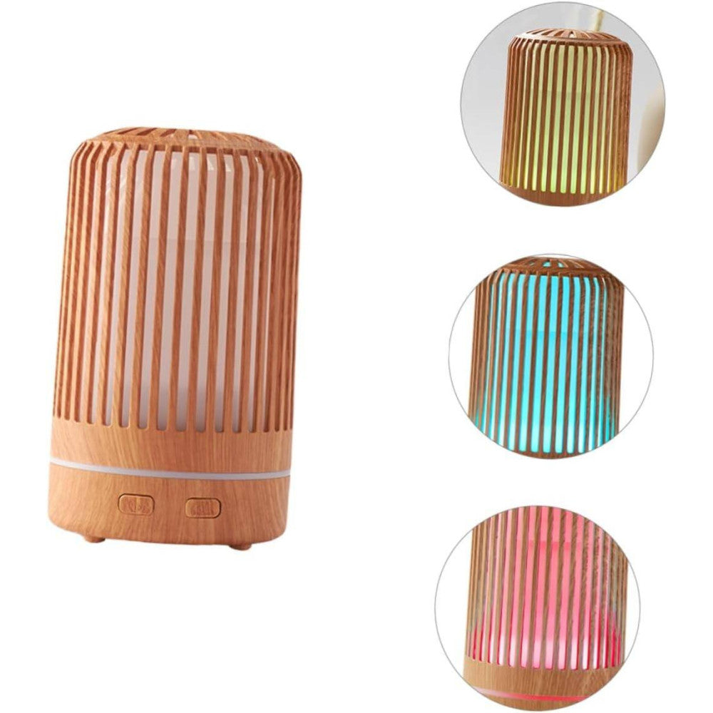 UMIDIFICATORE PER AMBIENTE AROMATERAPIA OLI ESSENZILI CON LUCE NOTTE PROFUMATORE