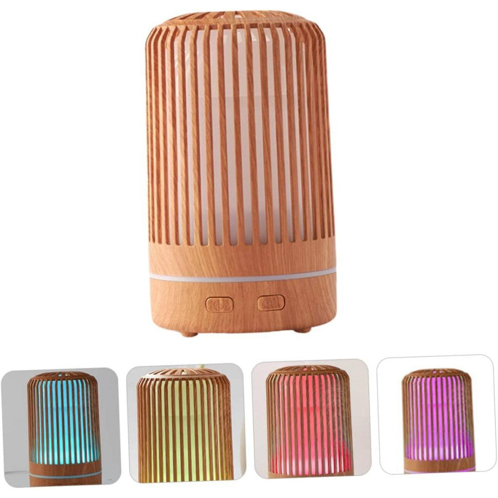 UMIDIFICATORE PER AMBIENTE AROMATERAPIA OLI ESSENZILI CON LUCE NOTTE PROFUMATORE