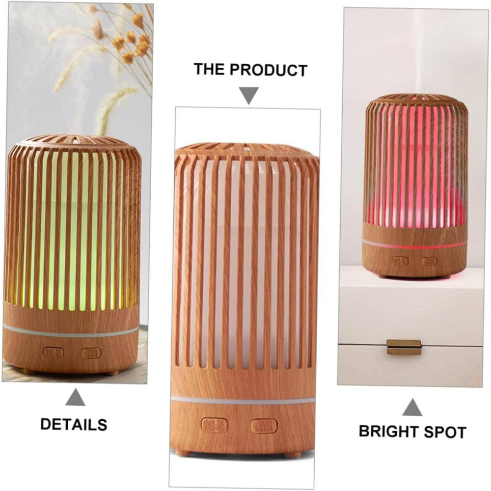 UMIDIFICATORE PER AMBIENTE AROMATERAPIA OLI ESSENZILI CON LUCE NOTTE PROFUMATORE