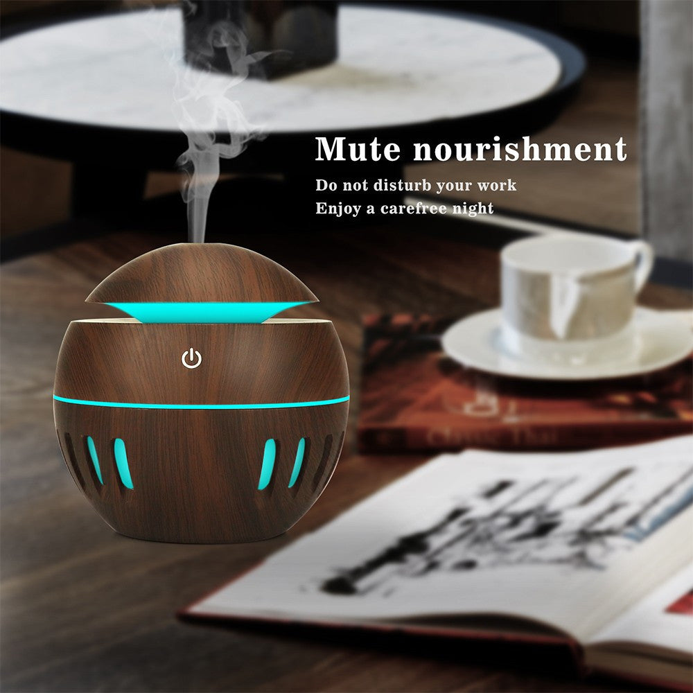 UMIDIFICATORE ULTRASUONI DIFFUSORE DI AROMI OLI ESSENZIALI PER AROMATERAPIA USB