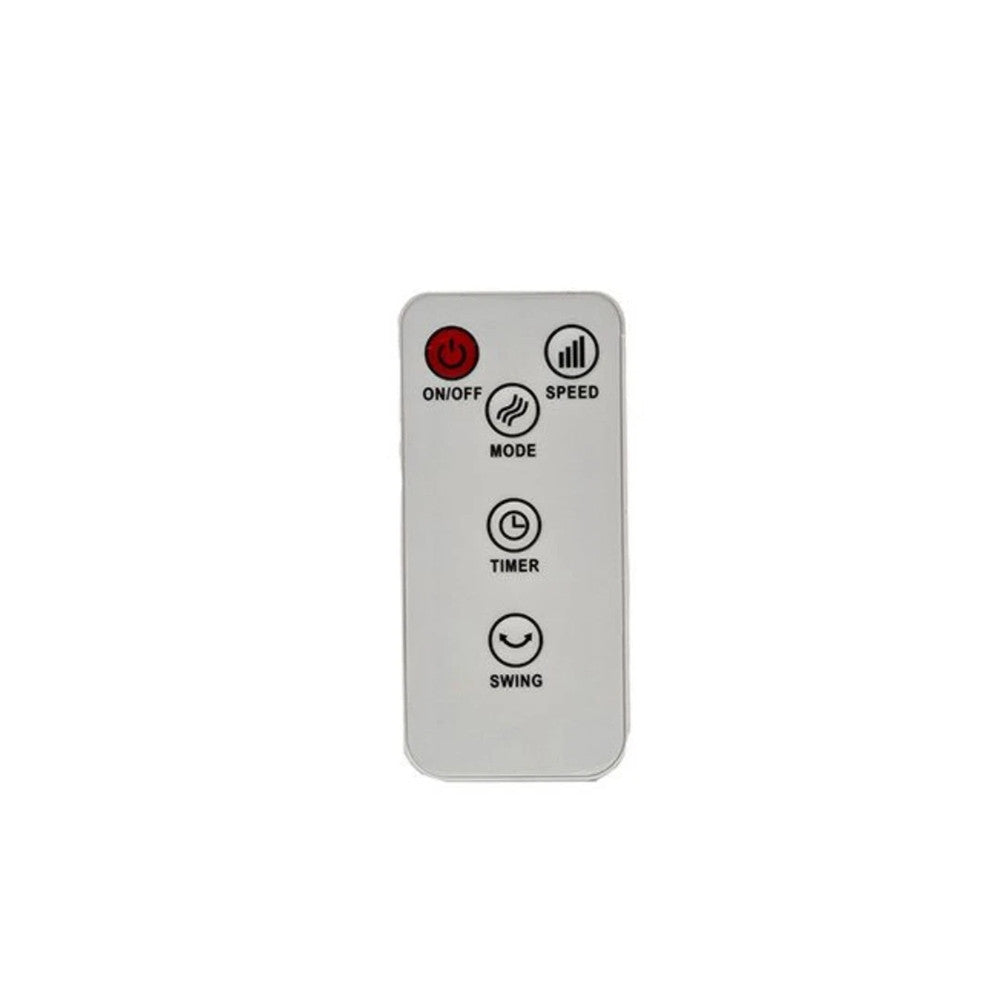 VENTILATORE A TORRE 91CM 50W BIANCO SENZA PALE SILENZIOSO OSCILLANTE DIGITALE TELECOMANDO