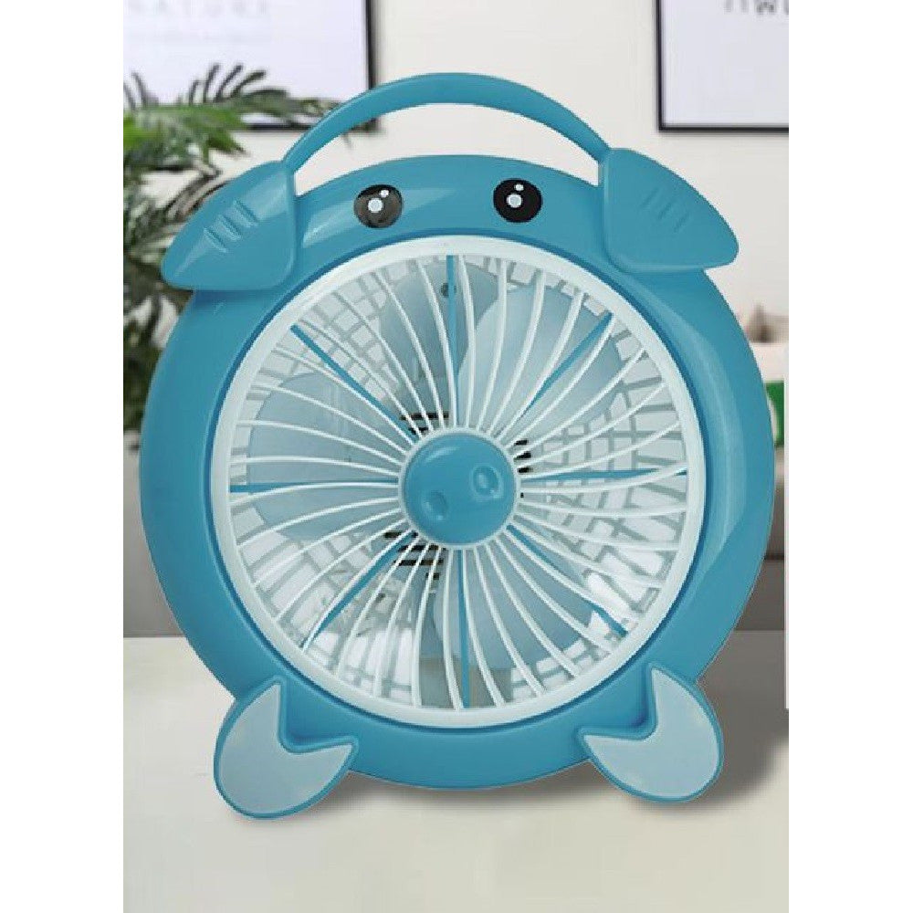 VENTILATORE ELETTRICO 30 WATT 3 VENTOLE SILENZIOSO DA TAVOLO COLORATO TX-9280