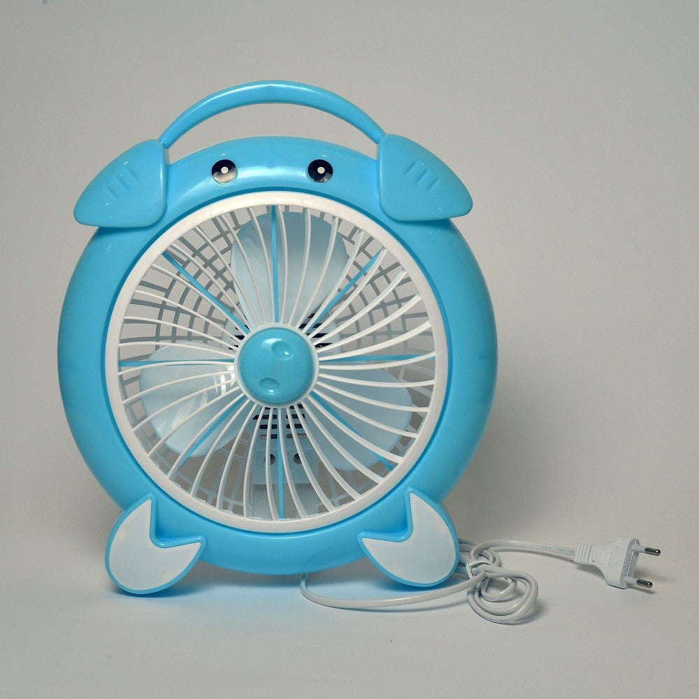 VENTILATORE ELETTRICO 30 WATT 3 VENTOLE SILENZIOSO DA TAVOLO COLORATO TX-9280
