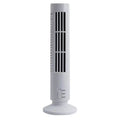 VENTILATORE VERTICALE A TORRE SENZA PALE PORTATILE RICARICA USB 3W 2 VELOCITA' 11X34CM