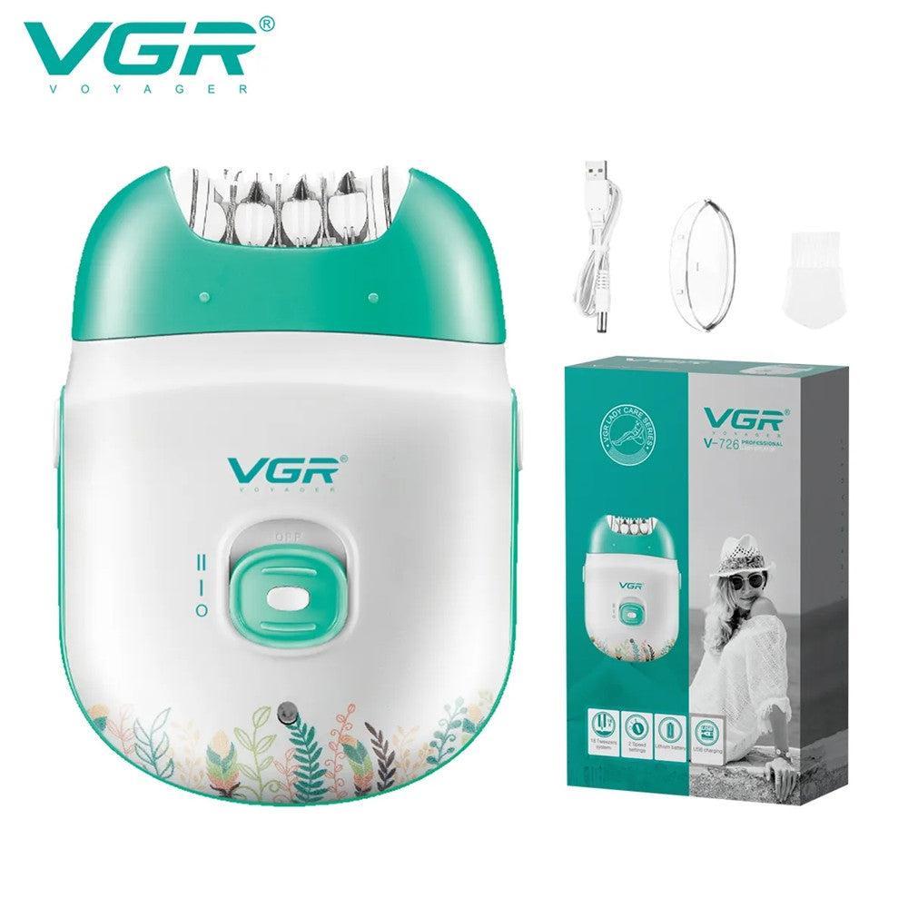 VGR V-726 Epilatore Professionale Donna | Depilazione Delicata e Sicura