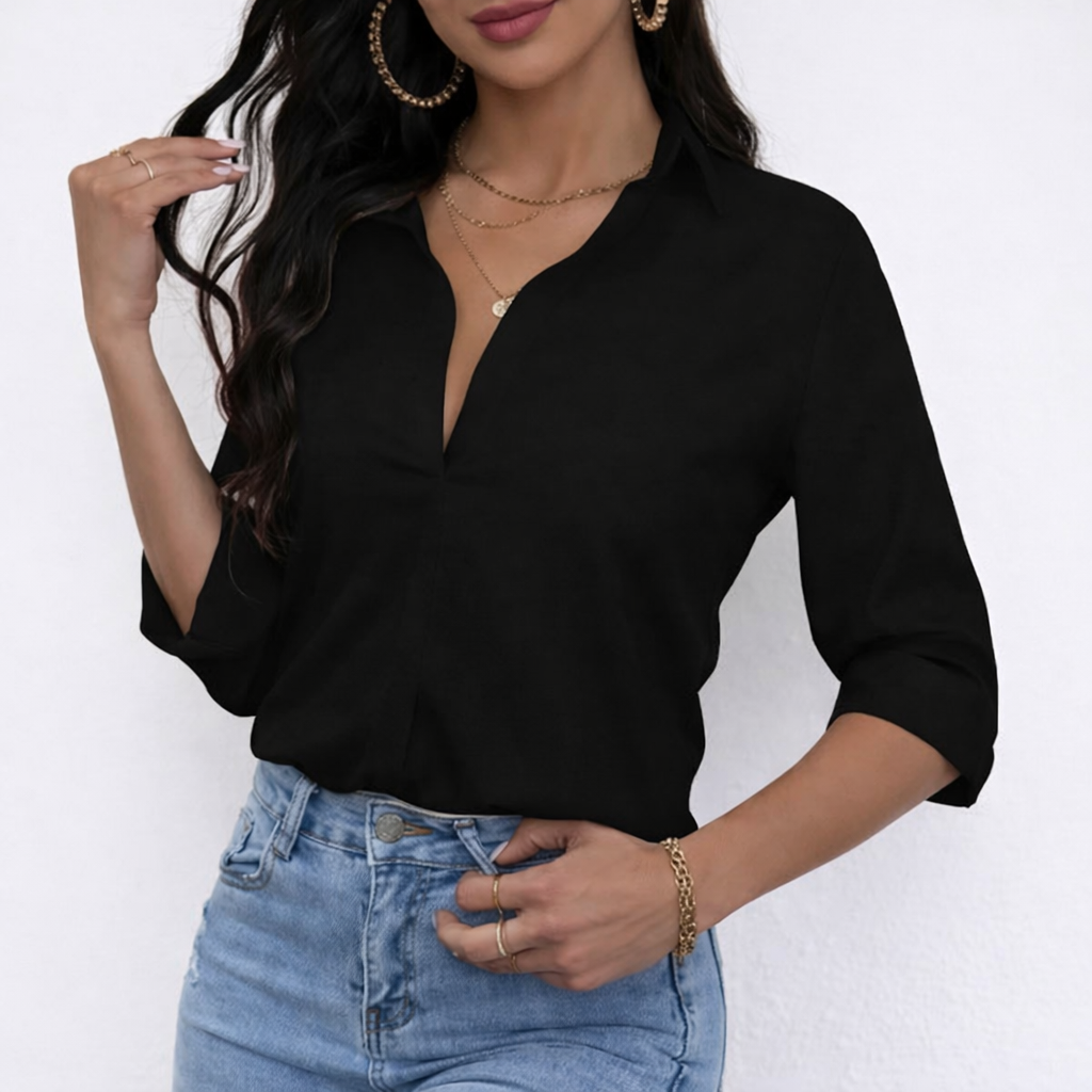 Camicia cotone elasticizzato