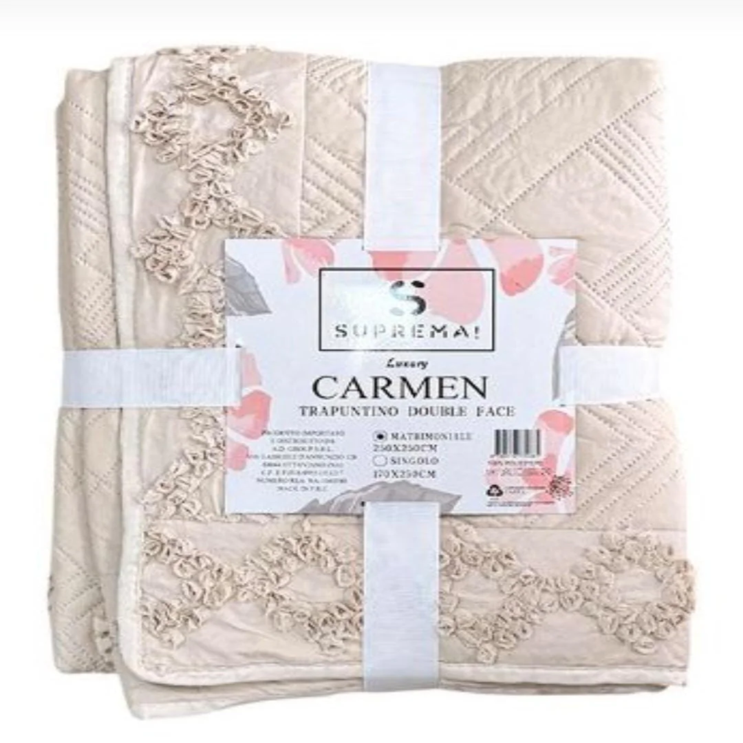 Trapuntino matrimoniale della linea "Carmen"