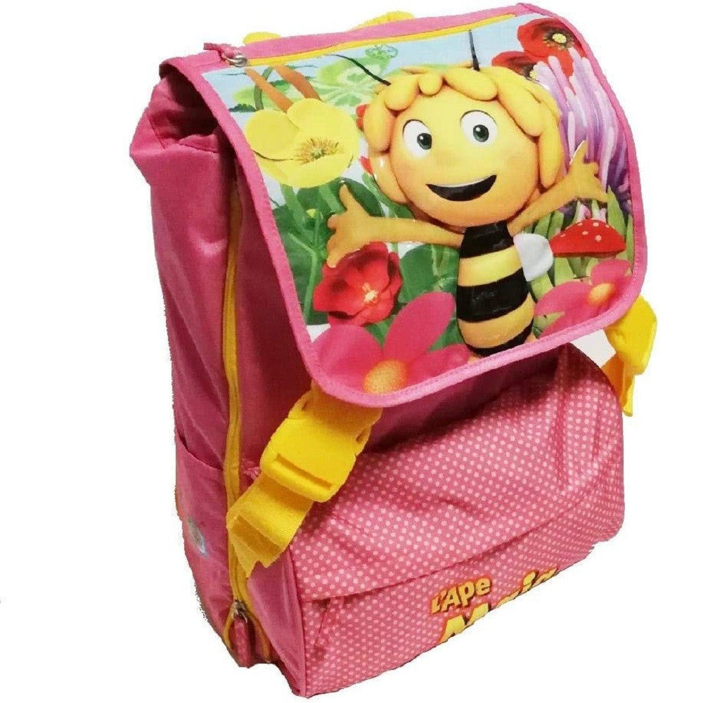 ZAINO ESTENSIBILE SDOPPIABILE IN TESSUTO APE MAIA SCUOLA BAMBINE ELEMENTARI