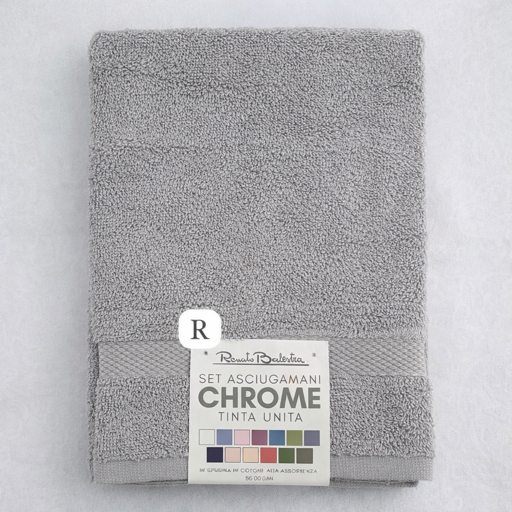 Set Asciugamani “Chrome” – Tinta Unita